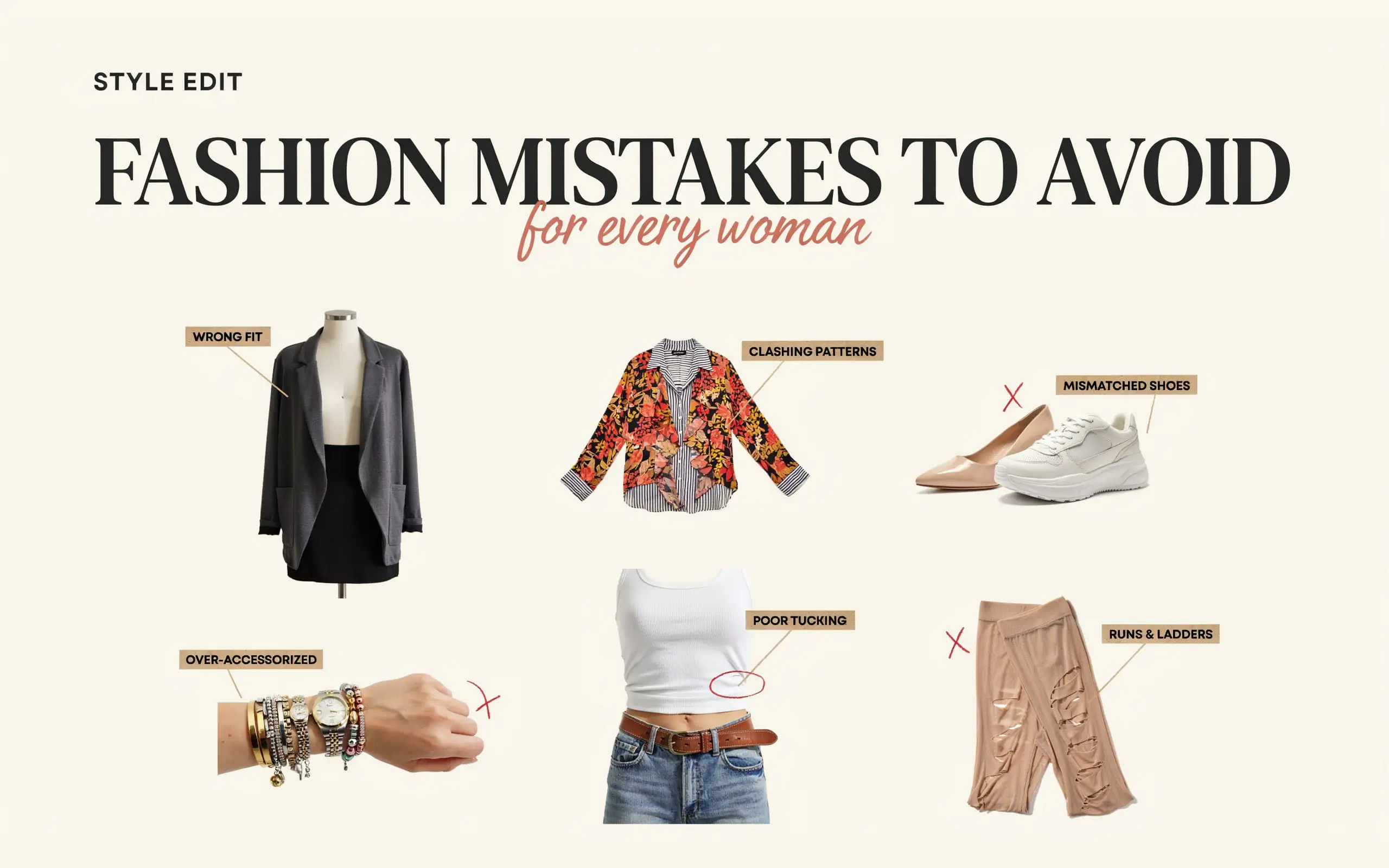 What Fashion Mistakes Should Women Avoid
