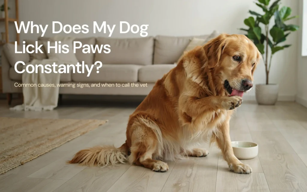 Why Does My Dog Lick His Paws Constantly? Causes & Solutions