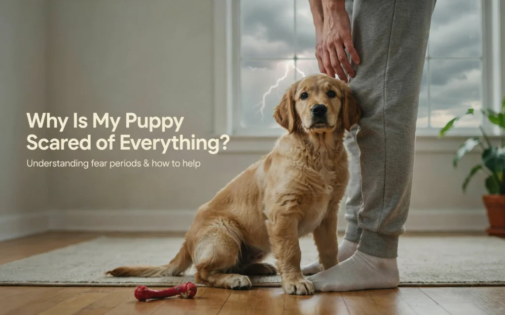 Why Is My Puppy Scared of Everything? Causes & Solutions