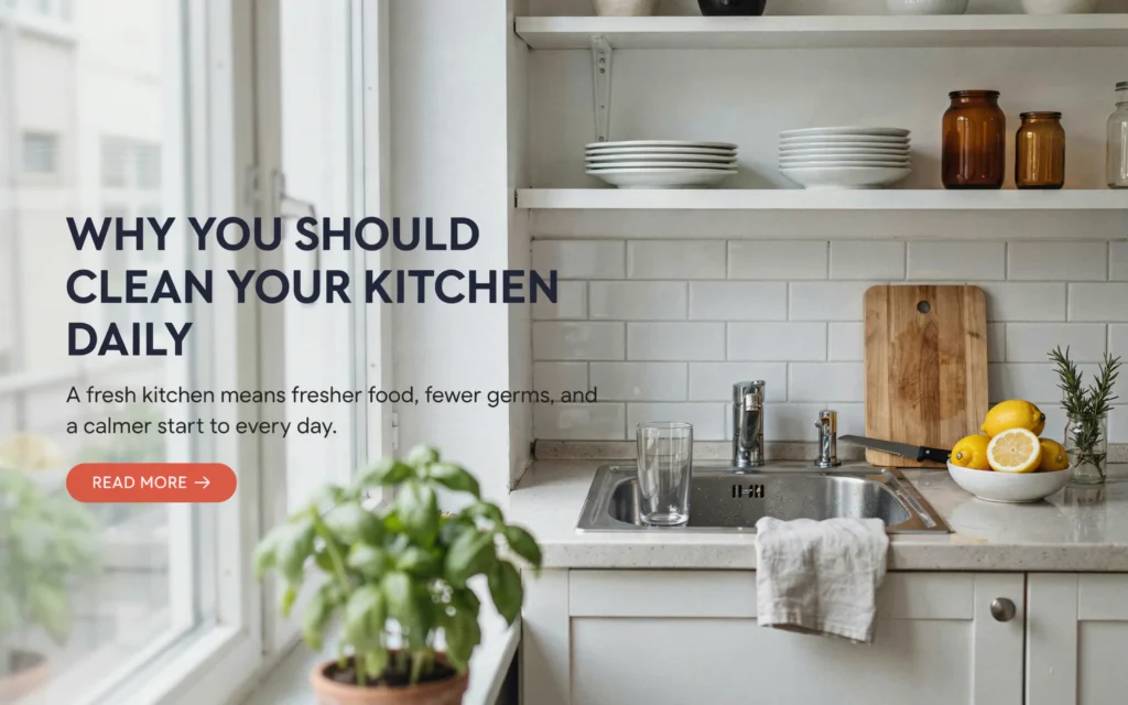 Why You Should Clean Your Kitchen Daily: Health, Hygiene, and Habits