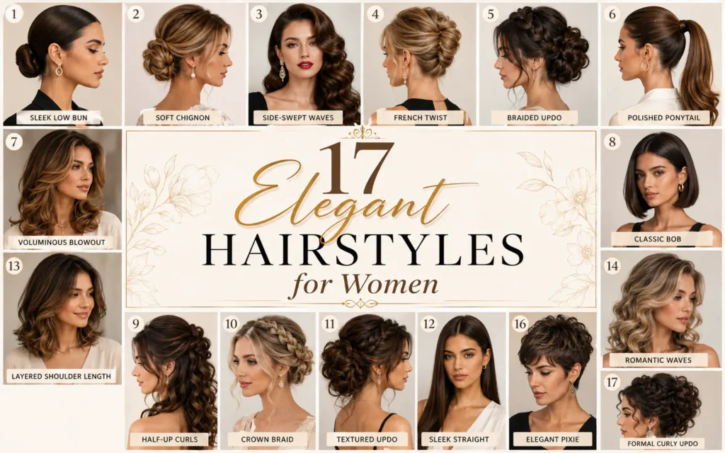 17 Elegant Hairstyles for Women