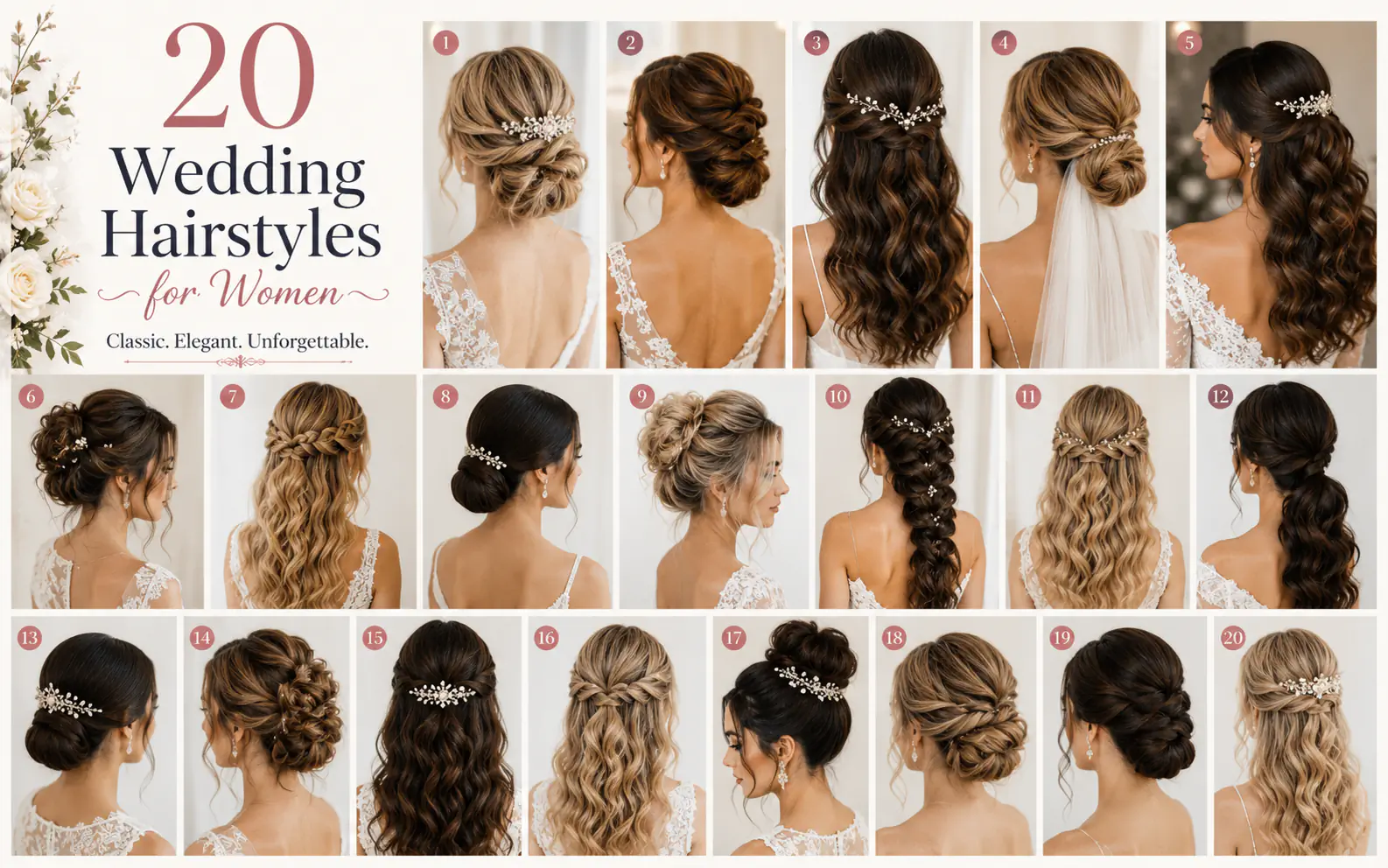 20 Wedding Hairstyles for Women