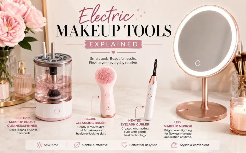 Electric Makeup Tools Explained: What They Are and How They Work