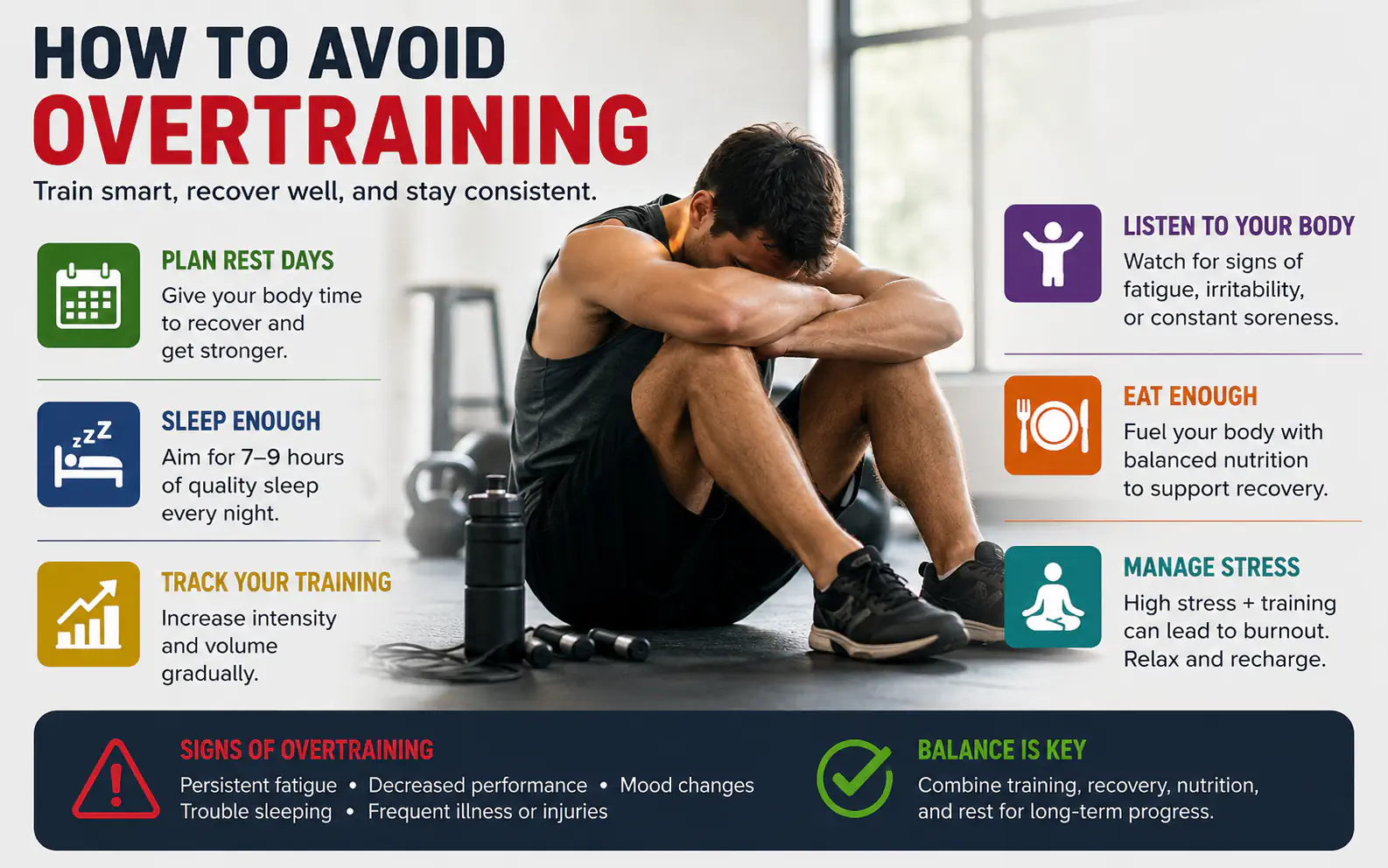 How to Avoid Overtraining: Practical Habits for Sustainable Progress