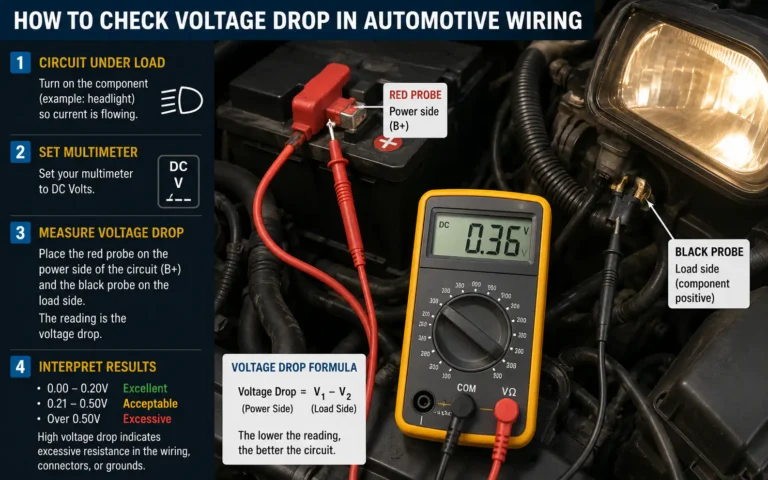 How to Check Voltage Drop in Automotive Wiring: A Practical Guide