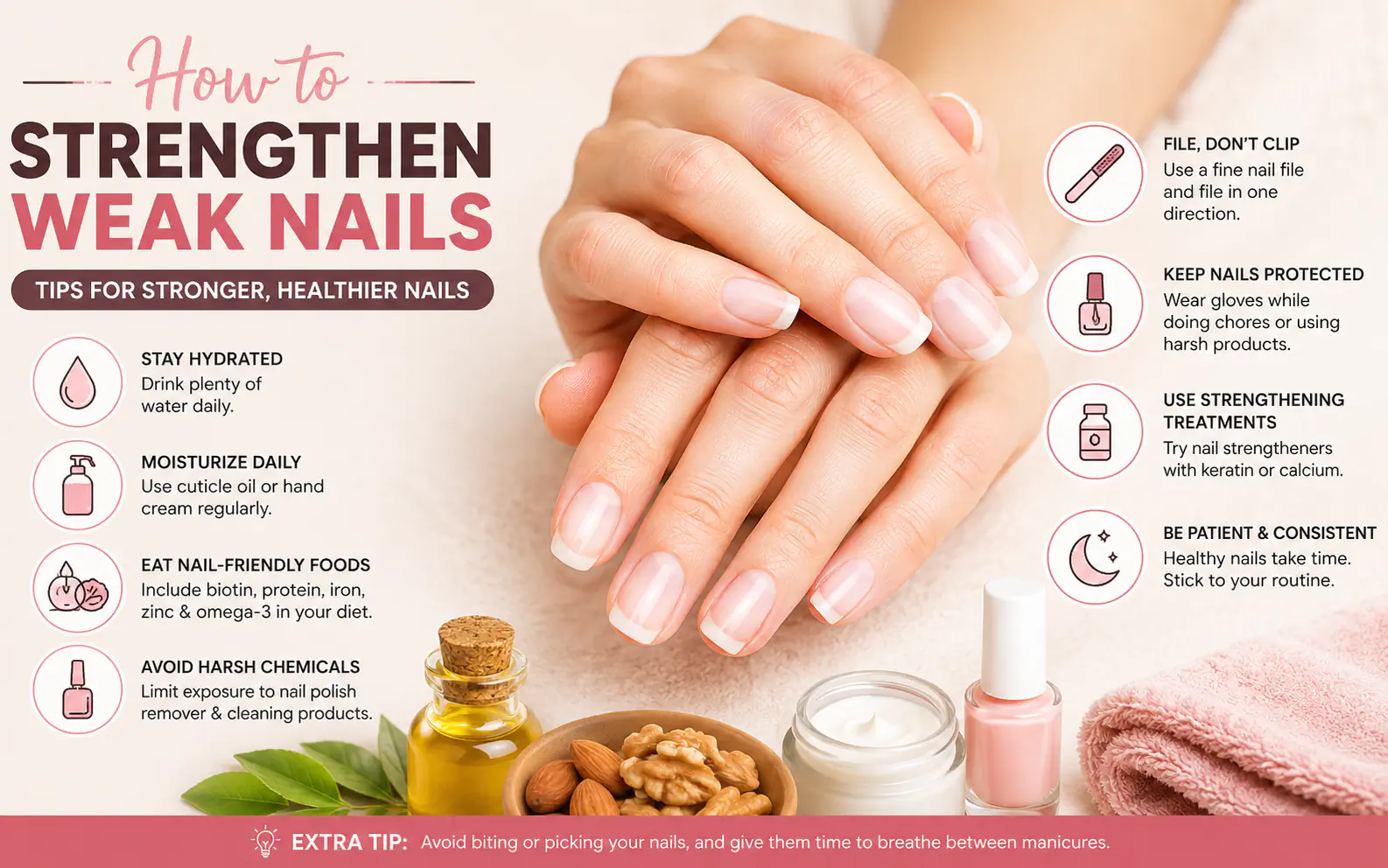 How to Strengthen Weak Nails: A Practical Guide to Daily Care
