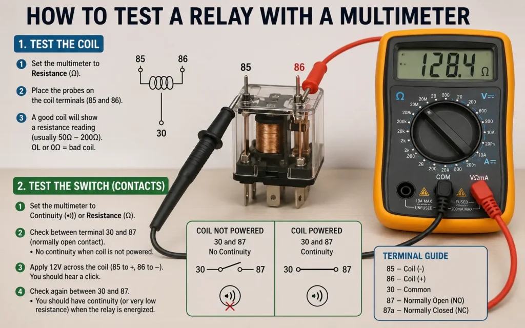 How to Test a Relay with a Multimeter: A Practical Step-by-Step Guide