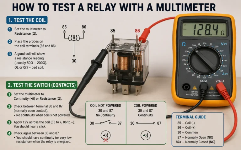 How to Test a Relay with a Multimeter: A Practical Step-by-Step Guide