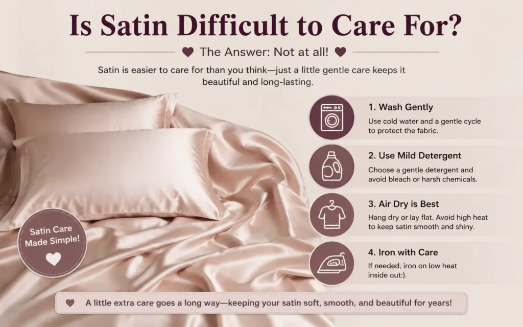 Is Satin Difficult to Care For? Real Maintenance Rules for Your Fabrics