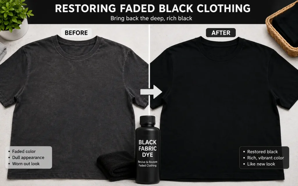 Restoring Faded Black Clothing: Practical Methods and Reality Checks
