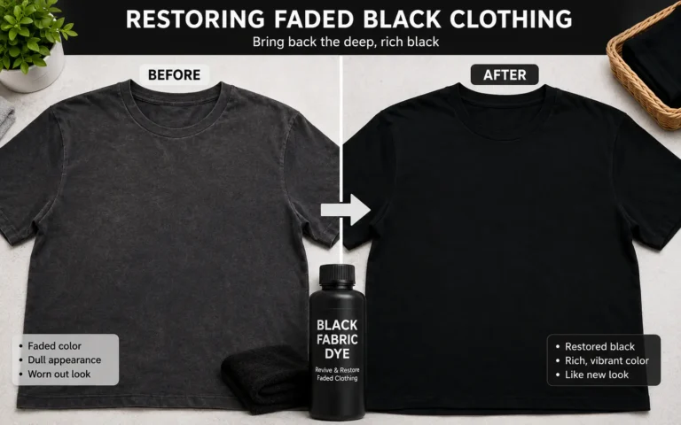 Restoring Faded Black Clothing: Practical Methods and Reality Checks