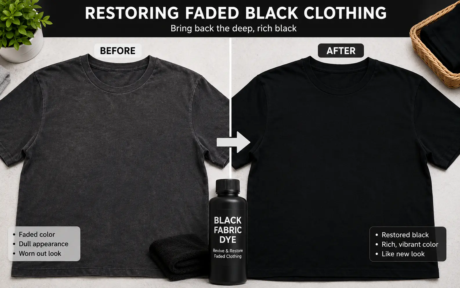 Restoring Faded Black Clothing: Practical Methods and Reality Checks