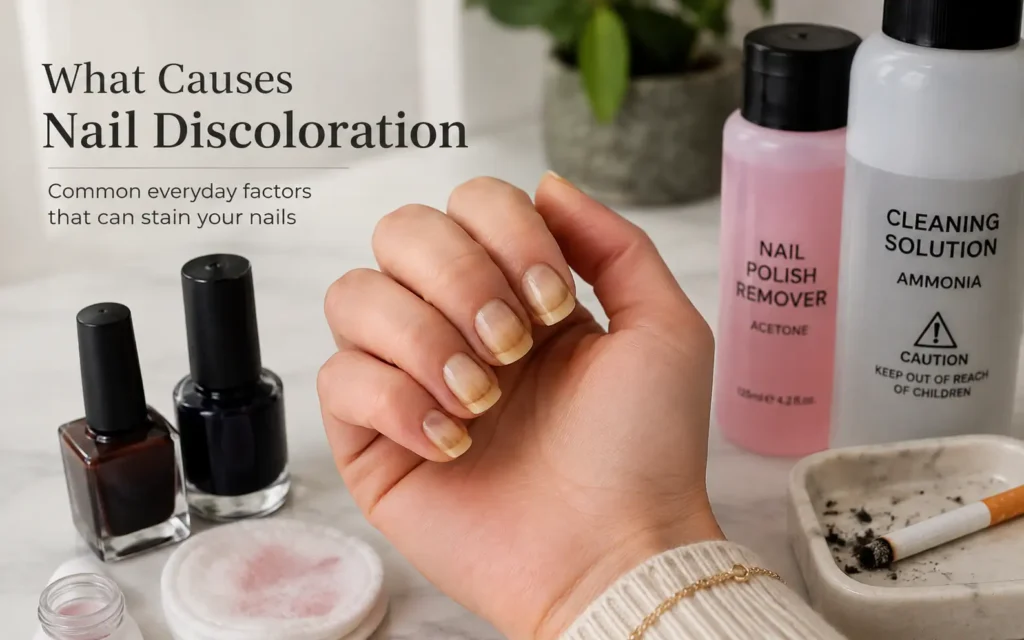 What Causes Nail Discoloration: Identifying Common Reasons
