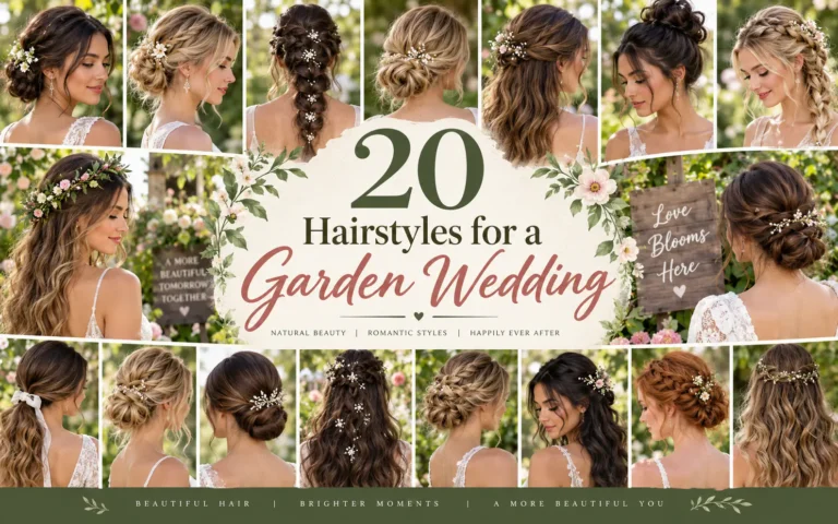 20 Hairstyles for a Garden Wedding